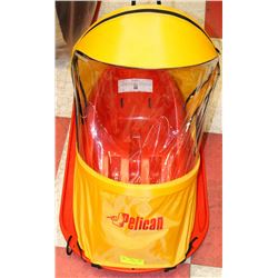 CHILDRENS PELICAN SLED WITH CANOPY