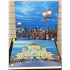 Image 1 : MOSCOW, RUSSIA CITY SCENE PICTURE ON WOOD FRAME