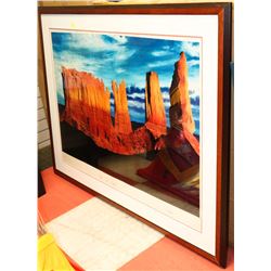 DESERT CANYON SIGNED LIMITED EDITION FRAMED PRINT