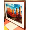 Image 1 : DESERT CANYON SIGNED LIMITED EDITION FRAMED PRINT