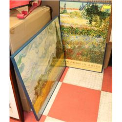 PAIR OF FRAMED VAN GOGH PRINTS