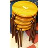 Image 1 : STACK OF 5 STOOLS