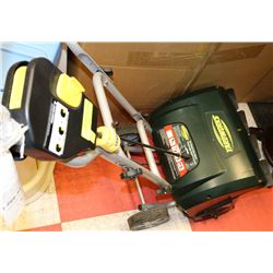 YARDWORKS ELECTRIC SNOW SHOVEL WITH DEFLECTORS