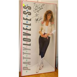 PATTY LOVELESS SIGNED POSTER 18X35