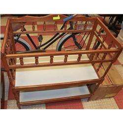 WOOD FRAMED CHANGE TABLE