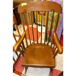 SOLID WOOD ROCKING CHAIR