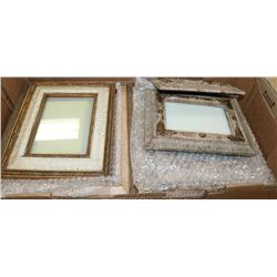 TRAY WITH NEW DECORATIVE ASSORTED PICTURE FRAMES