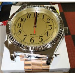 WATCH STYLE QUARTZ WALL CLOCK