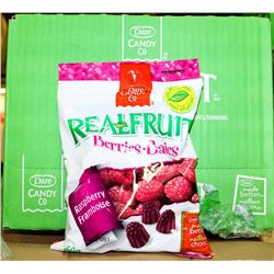 CASE OF 12-160G OF REAL FRUIT "BERRIES" CANDY