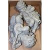 Image 1 : SET OF 2 VINTAGE CHERUB WALL ORNAMENTS - 11" TALL