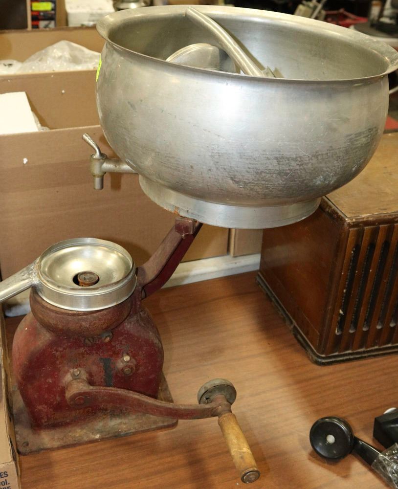 ANTIQUE HAND CRANKED CREAM SEPARATOR WITH