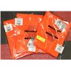 Image 1 : GROUP OF 3 SIZE XL SAFETY VESTS