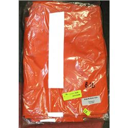 NASCO ORANGE 2XL RAIN JACKET
