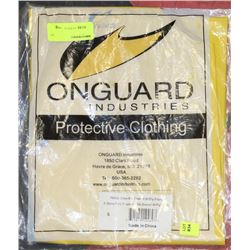 SIZE SMALL ON GUARD YELLOW RAIN JACKET