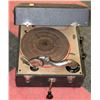 Image 1 : FLEETWOOD PHONOGRAPH WITH NEW NEEDLE. IN CASE
