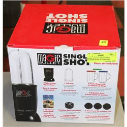 MAGIC BULLET SINGLE SHOT BLENDER WITH ACCESSORIES
