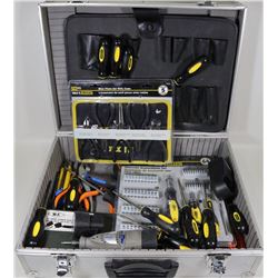 PLANO HARDCASE TOOLBOX WITH NEW AND USED TOOLS