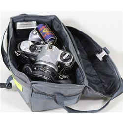 PENTAX CAMERA WITH ALL ACCESORIES IN CASE