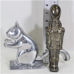 GODINGER SILVER CO. PLATED NUTCRACKER FIGURAL