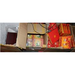 4 BOXES WITH ASSORTED CHINESE COIN SETS