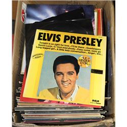 LOT OF ASSORTED ROCK & ROLL LP'S INCL ELVIS, 6 OF