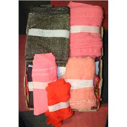 XL FLAT OF FANCY MATERIAL FOR SCARFS AND SAREES