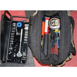 TOOL BAG WITH SOCKET SET AND MORE