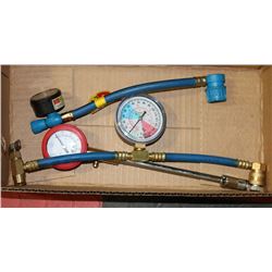 FLAT WITH A/C TEST AND FILLER GAUGES