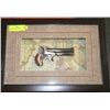 Image 1 : VINTAGE LOOKING FRAMED PISTOL REPLICA