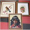 Image 1 : LOT OF CROSS-STITCH PICTURES