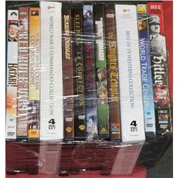 BUNDLE OF 12 WAR & WESTERN DVD'S