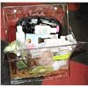 Image 1 : CLEAR GIFT BAG WITH LOTS OF NEW BEAUTY