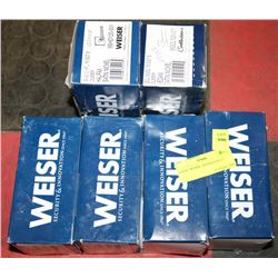 6 NEW  WEISER  DOORHANDLES