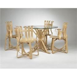 Frank Gehry Hat Trick dining set