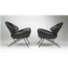 Image 1 : Jean Royere lounge chairs, pair
