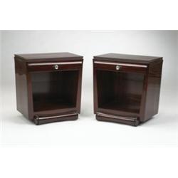 French nightstands, pair