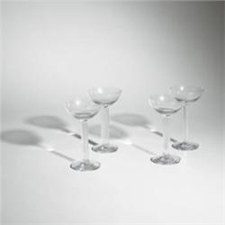 Walter Dorwin Teague Embassy stemware, set o