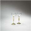 Image 1 : Peter Behrens wine glasses, pair