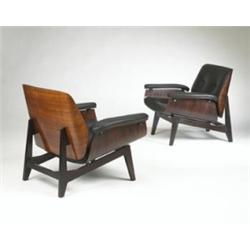 Ico Parisi lounge chairs, pair