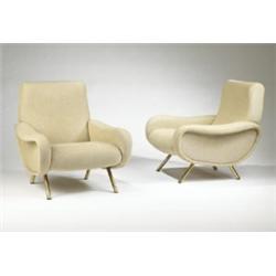 Marco Zanuso Lady chairs, pair