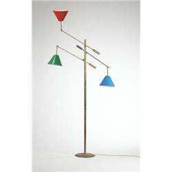 Italian three arm lamp