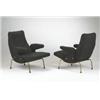 Image 1 : Erberto Carboni Delfino lounge chairs, pair