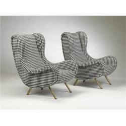 Marco Zanuso Senior chairs, pair