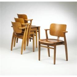 Ilmari Tapiovaara Domus stacking chairs, set