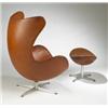 Image 1 : Arne Jacobsen Egg chair and ottoman