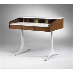 George Nelson Roll Top Pedestal desk