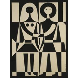 Alexander Girard wall hanging