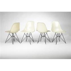 Charles and Ray Eames DAR, set of four