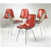Image 1 : Charles and Ray Eames LKR, set of six