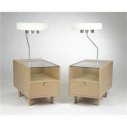 George Nelson chairside tables, model 4744 w